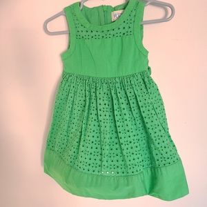 The Children's Place green dress 12 months